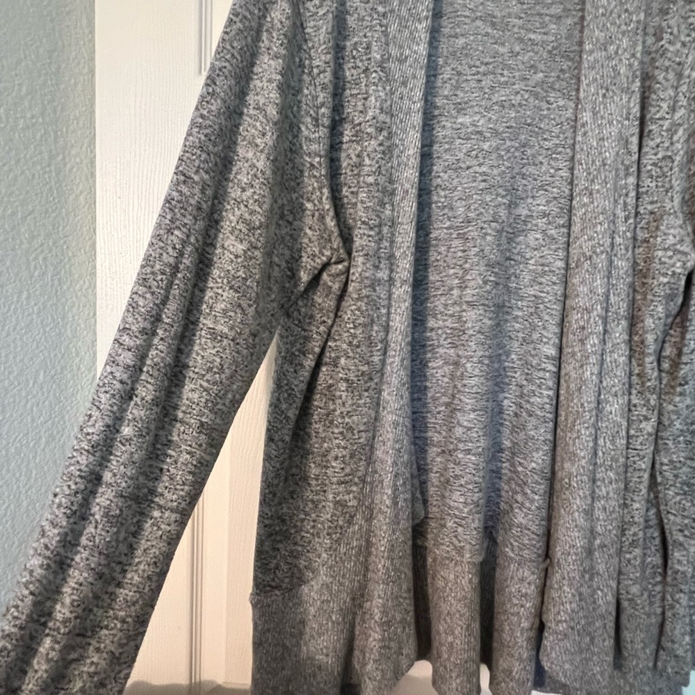 Women's MIDI Grey Cardigan - Picture 6 of 7